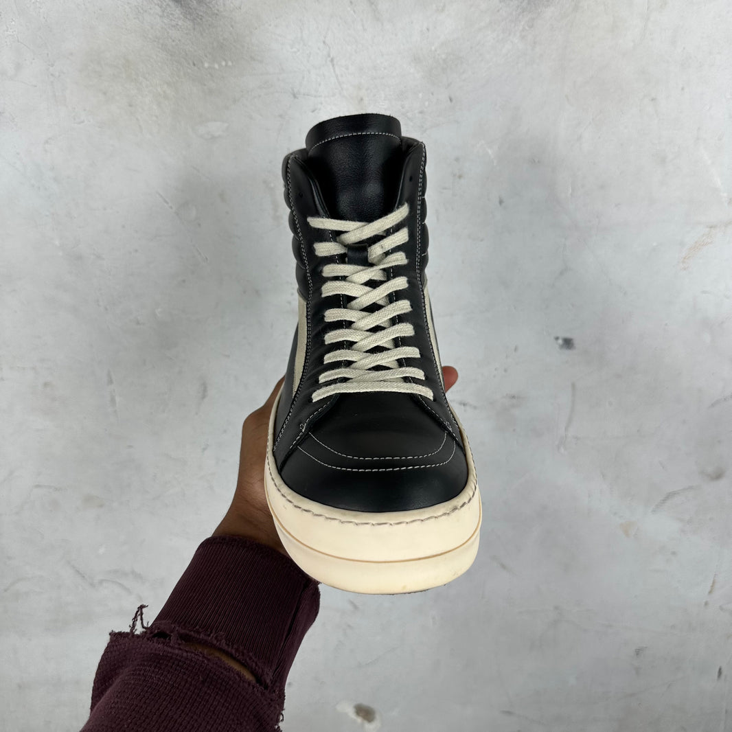 Rick Owens Leather High Vans