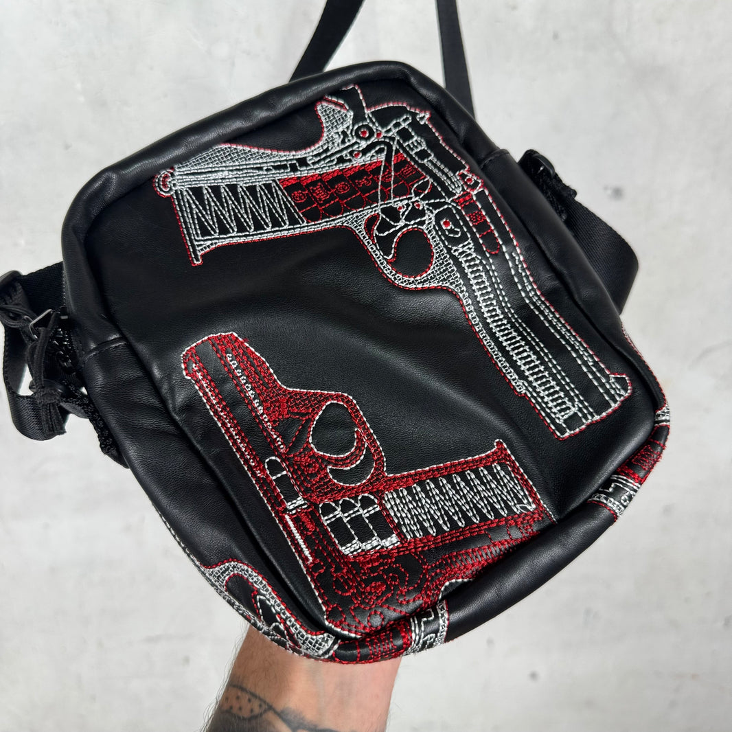 Supreme Leather Guns Side Bag