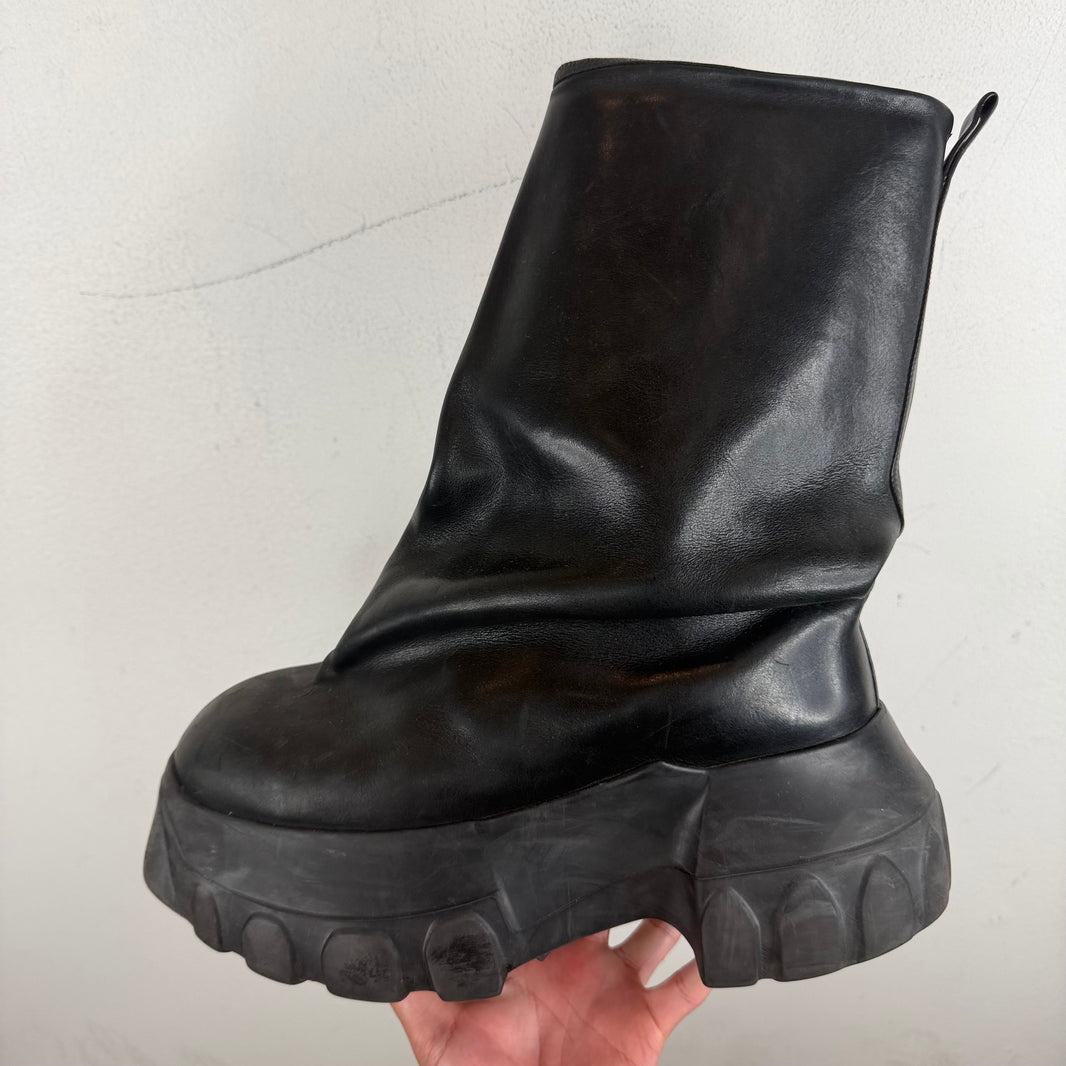 Rick Owens Smoked Mega Tractor Boot