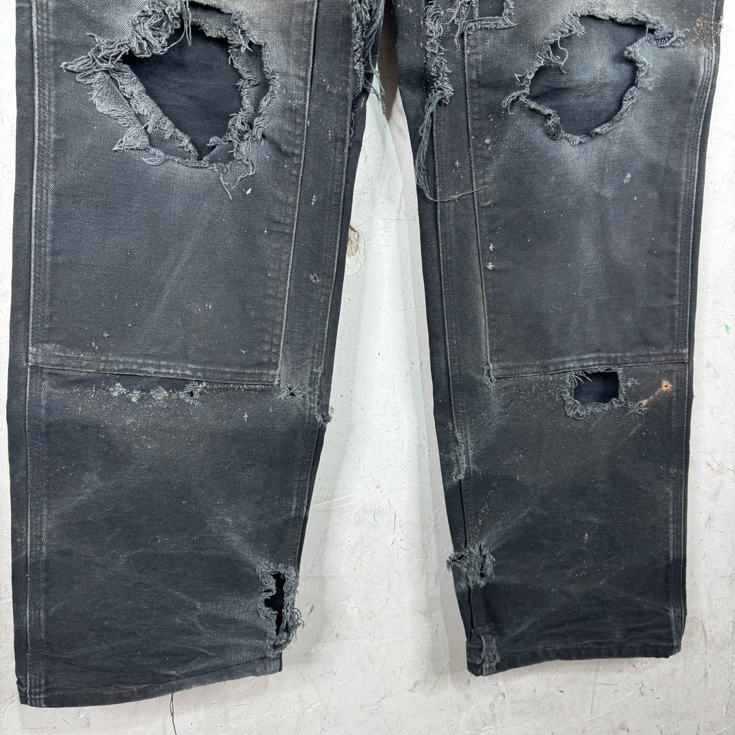 Carhartt Smoked Black Double Knees