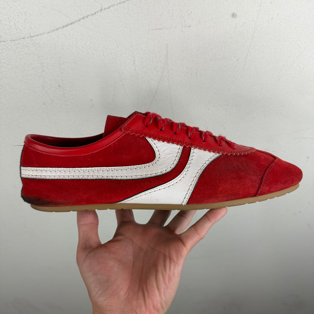 Dries Van Noten Red Sprinter Sneakers
