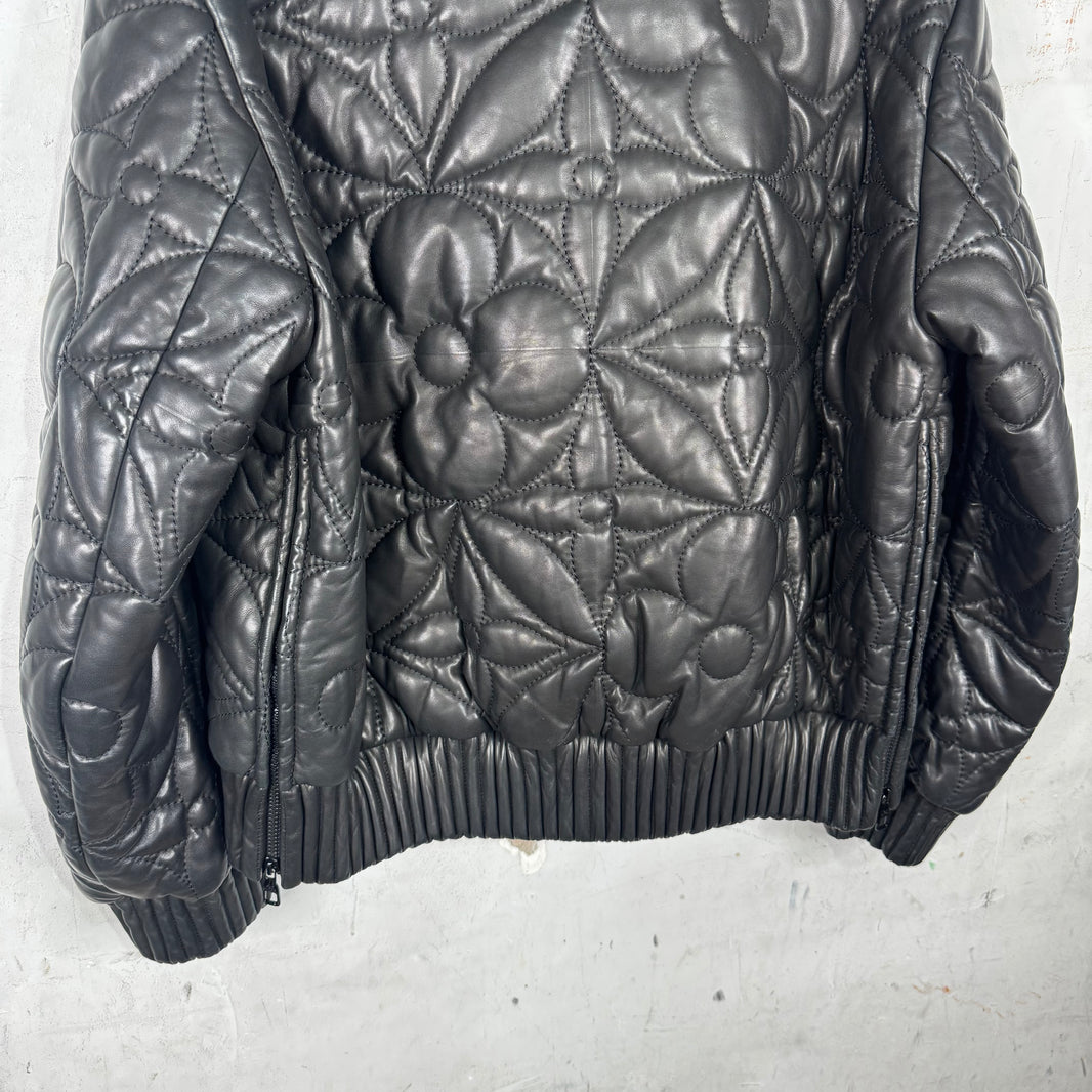 Louis Vuitton Plus Monogram Leather Jacket