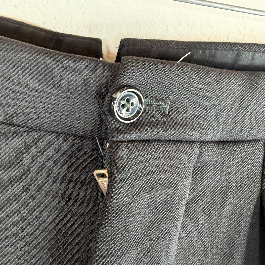 Raf Simons Black Pleated Trousers