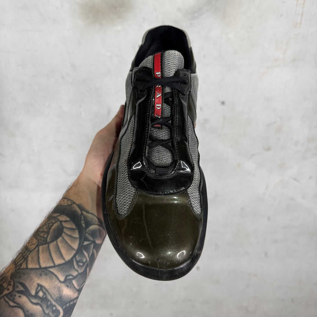 Prada Bronze/Oil Patent Americas Cup
