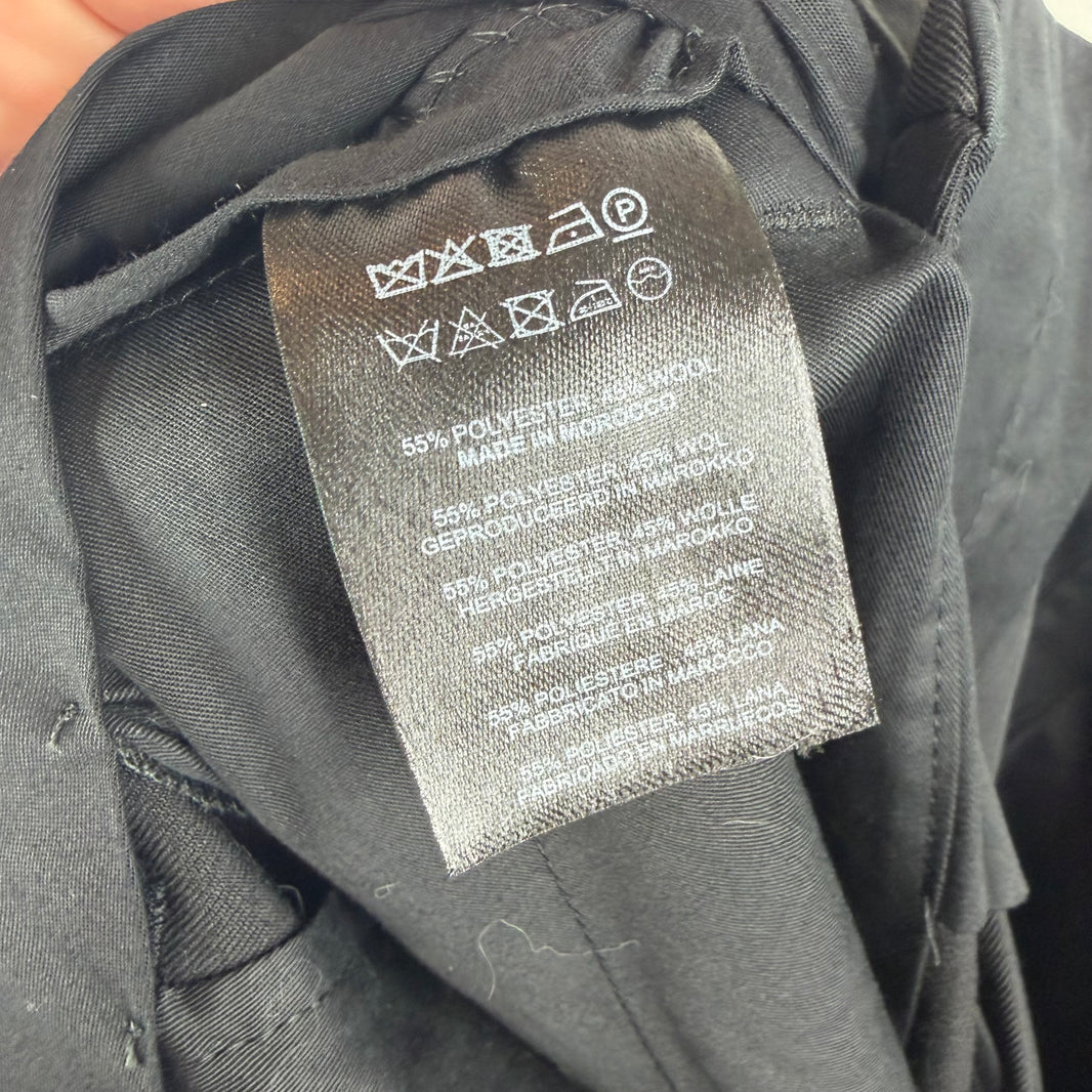 Dries Van Noten Black Pleated Trousers