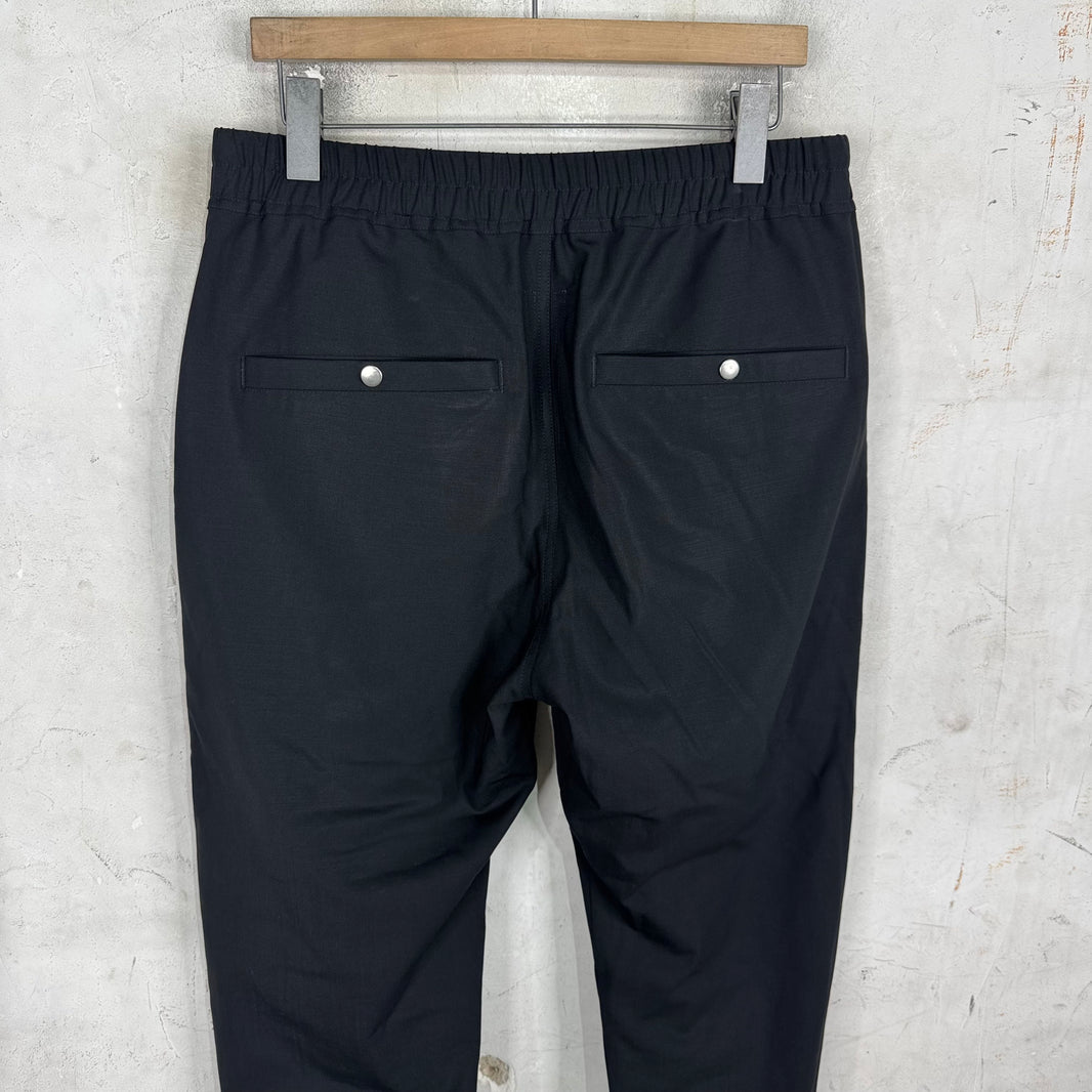 Rick Owens Gethsemane Wool Zippered Pants