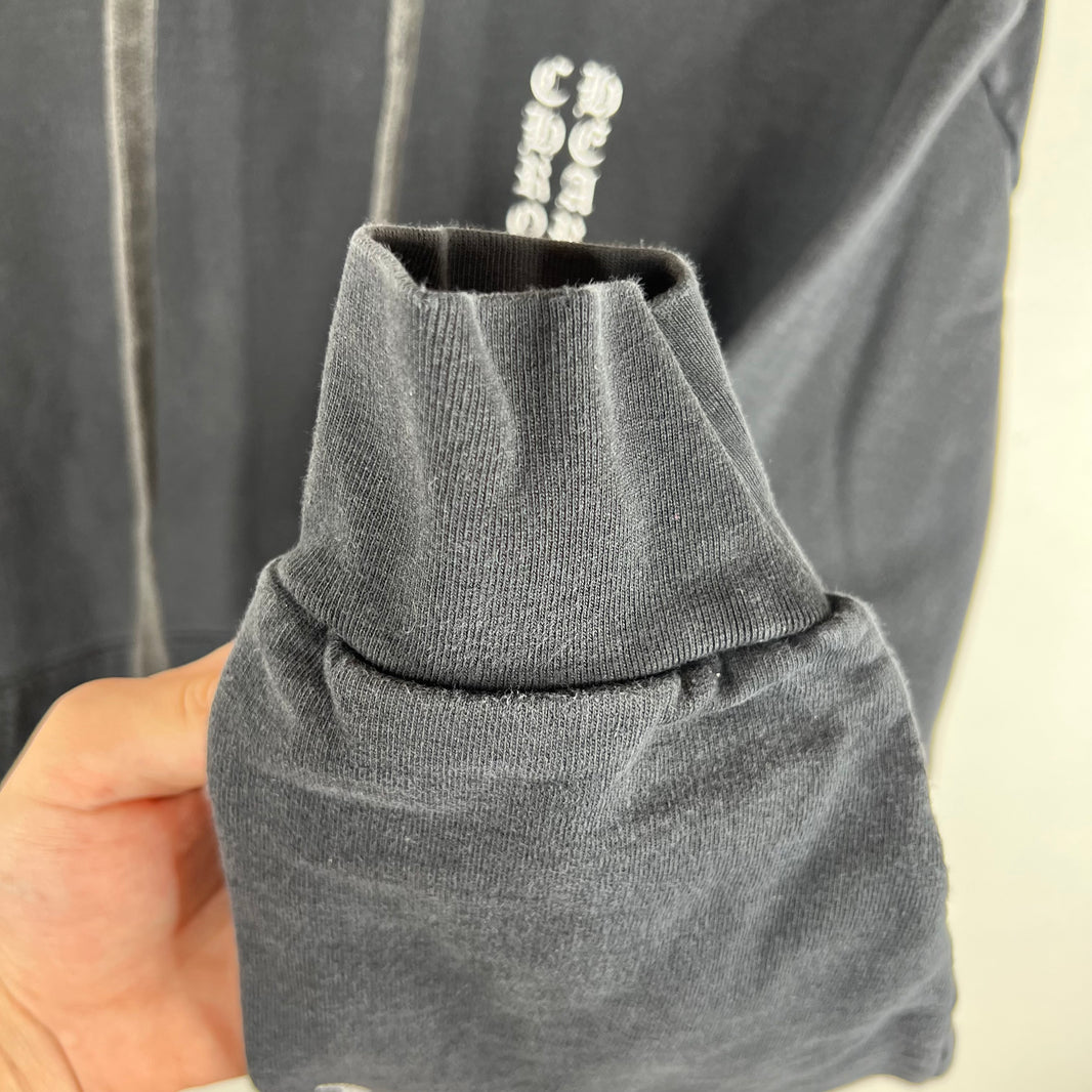 Chrome Hearts Smoked Vertical Logo Hoodie