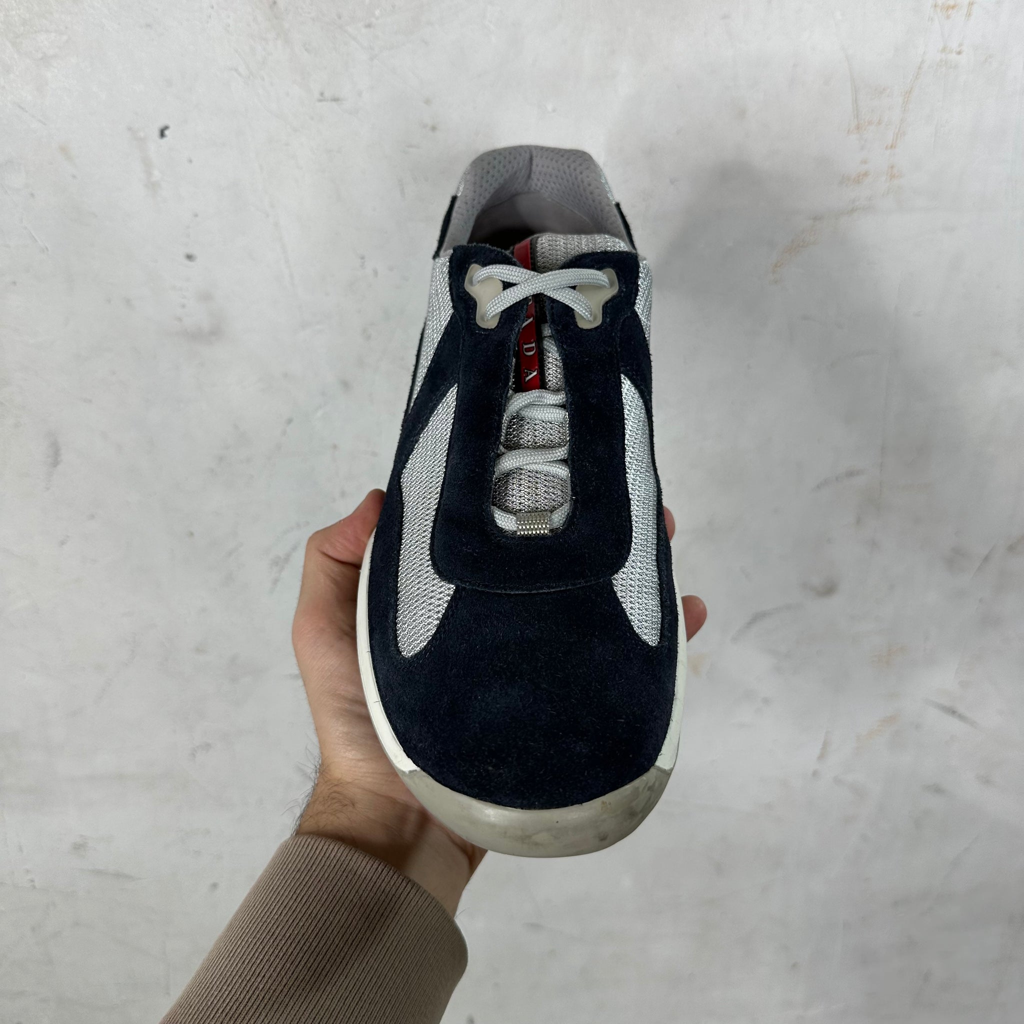 Prada Navy Suede America Cups