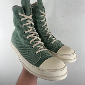 DRKSHDW Blue Corduroy Ramone Sneakers
