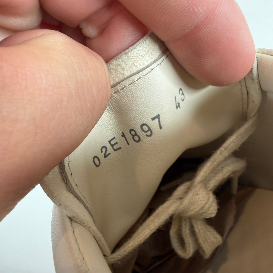 Rick Owens White Leather Vans