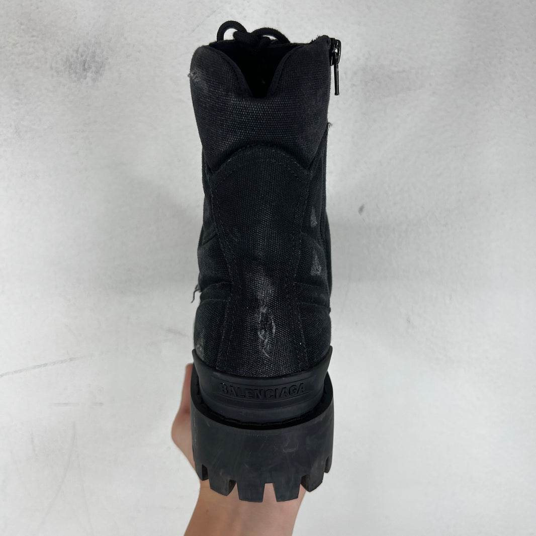 Balenciaga Canvas Strike Boots