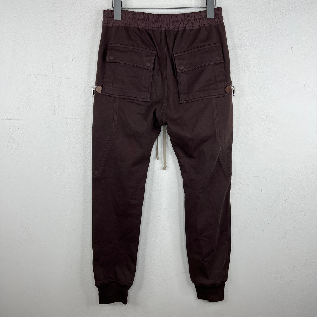 Rick Owens Brown Cargo Jogger Pants