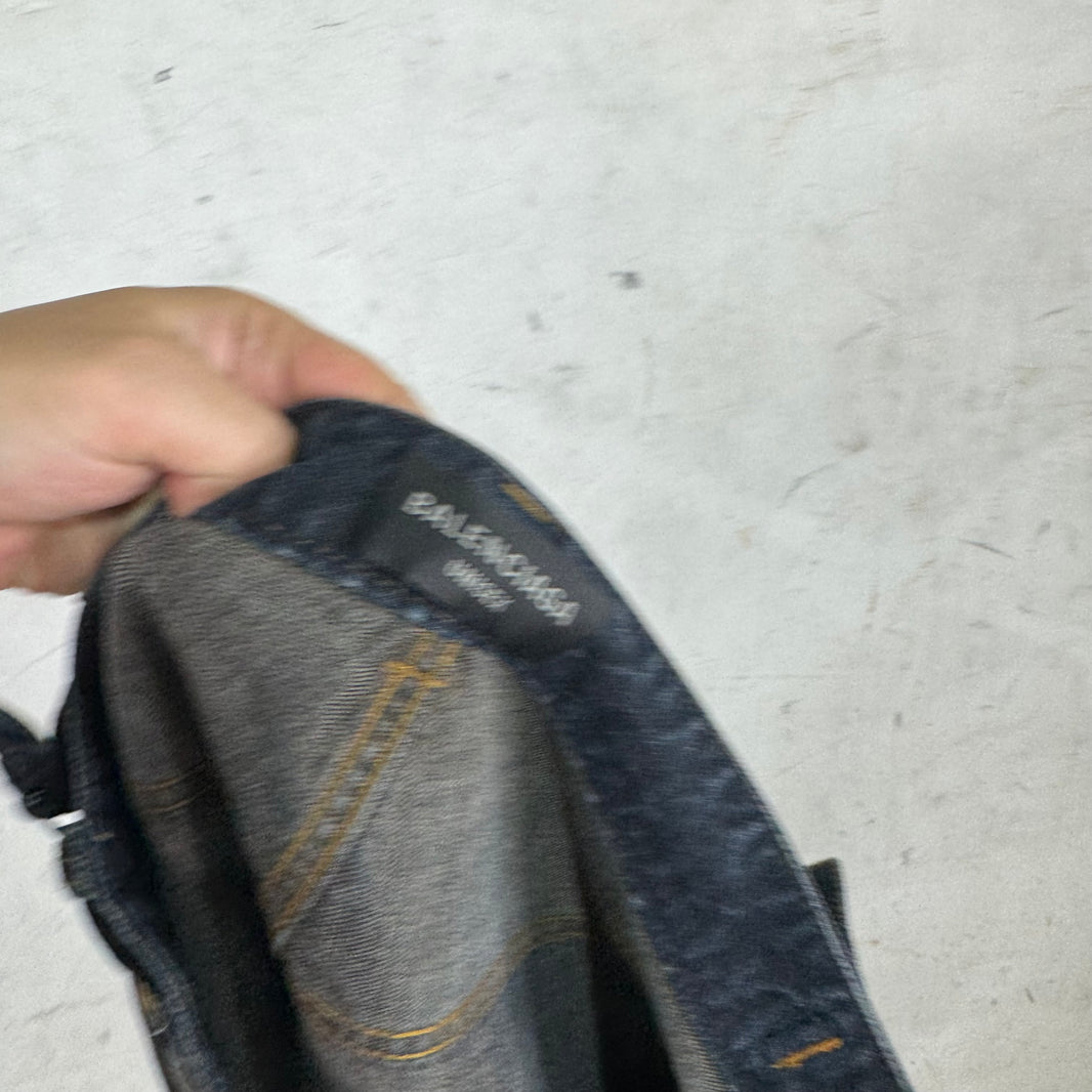 Balenciaga Indigo Skater Jorts Sample