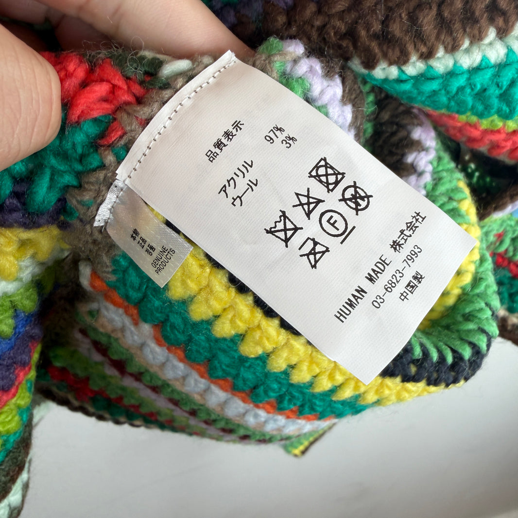CPFM Crochet Knit Green Cardigan