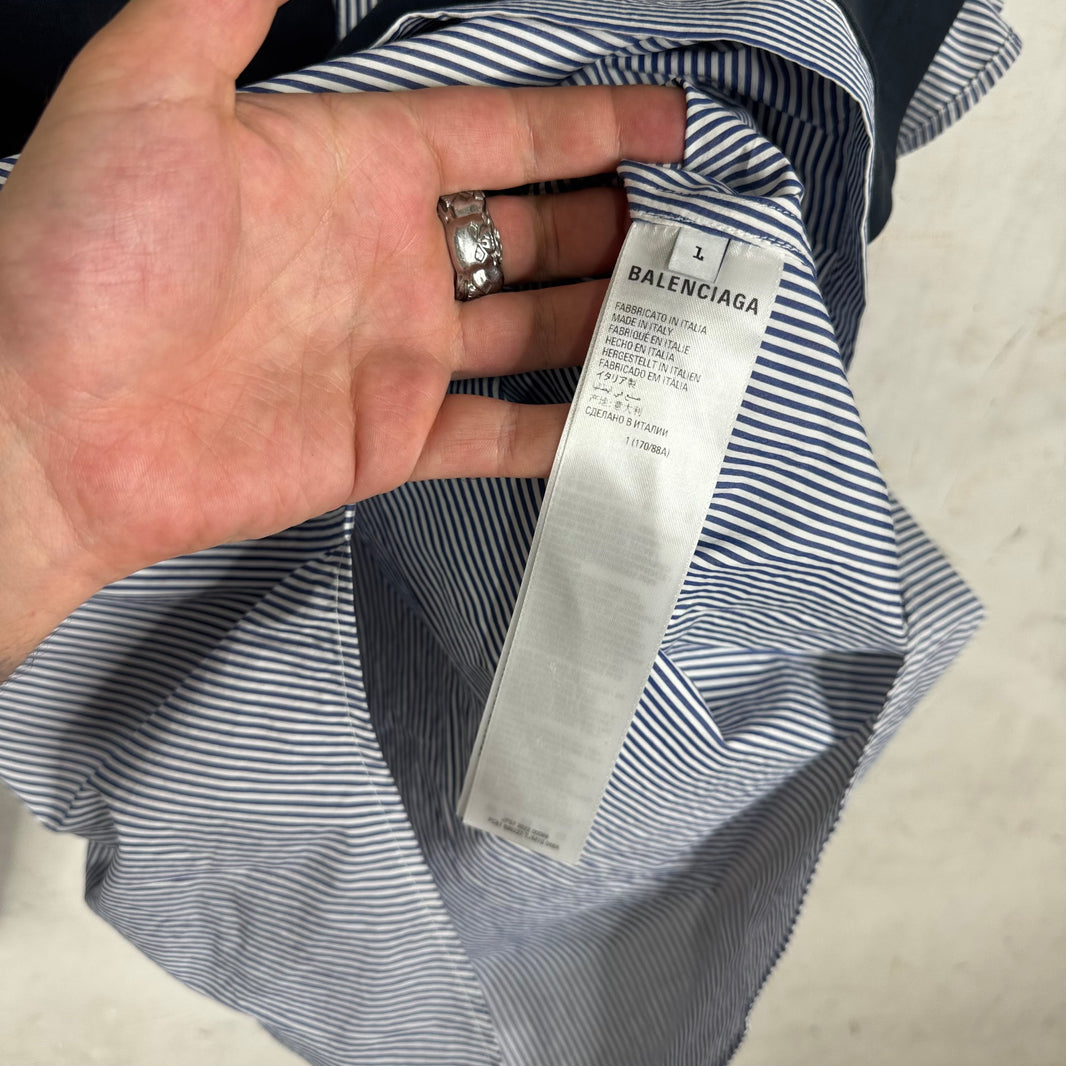 Balenciaga Striped Trompe Layered Shirt