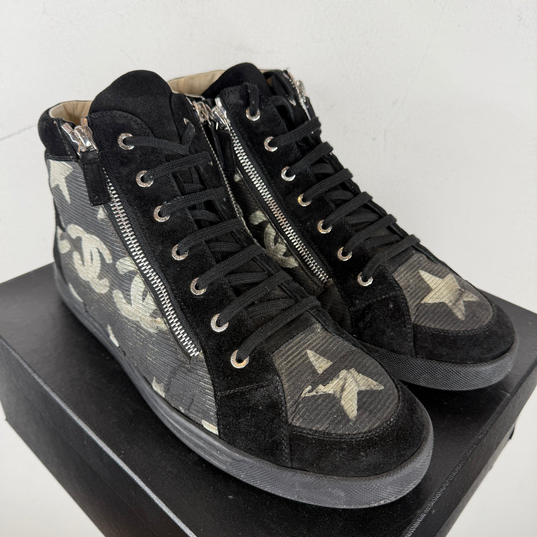 Chanel Zipper Star Sneakers