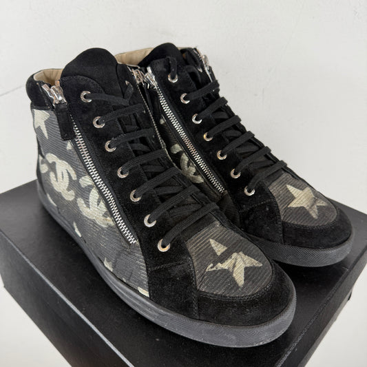 Chanel Zipper Star Sneakers