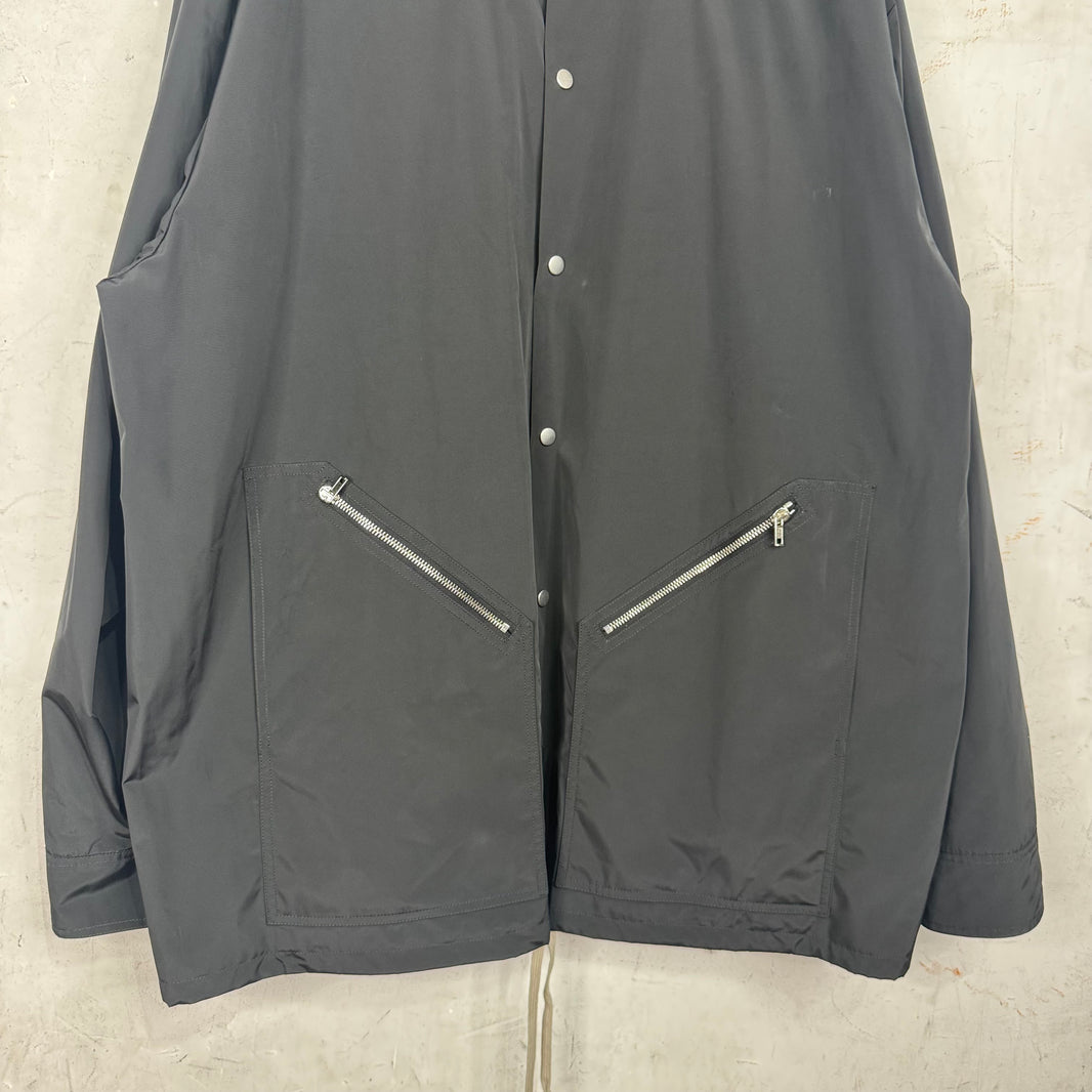 Rick Owens Hollywood Nylon Snap Jacke