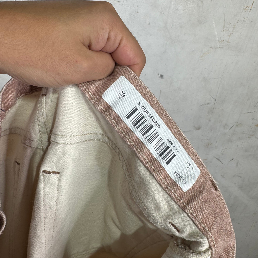 Our Legacy Pink Third Cut Jeans