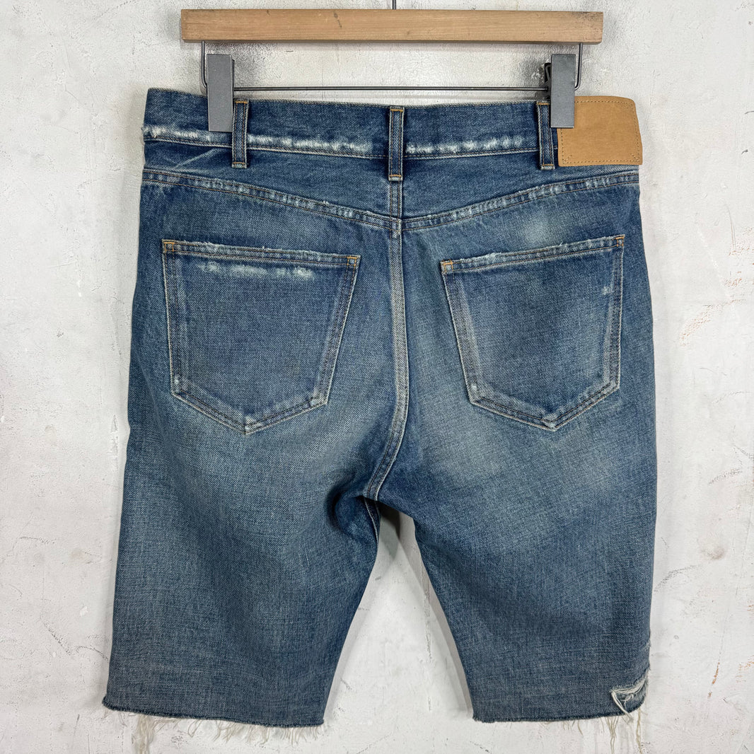 Celine Cutoff Distressed Shorts