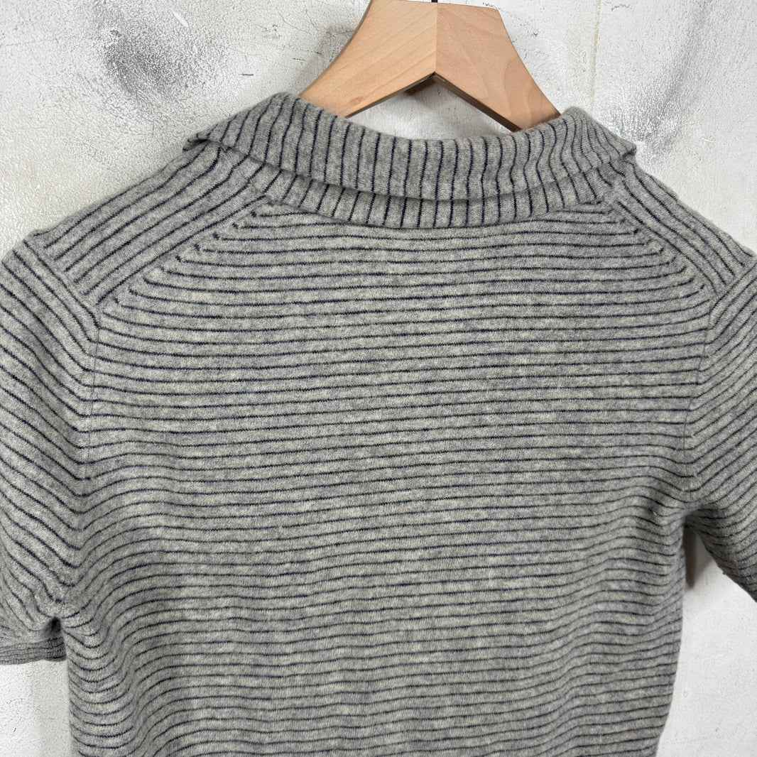 Dries Van Noten Grey Polo Shirt