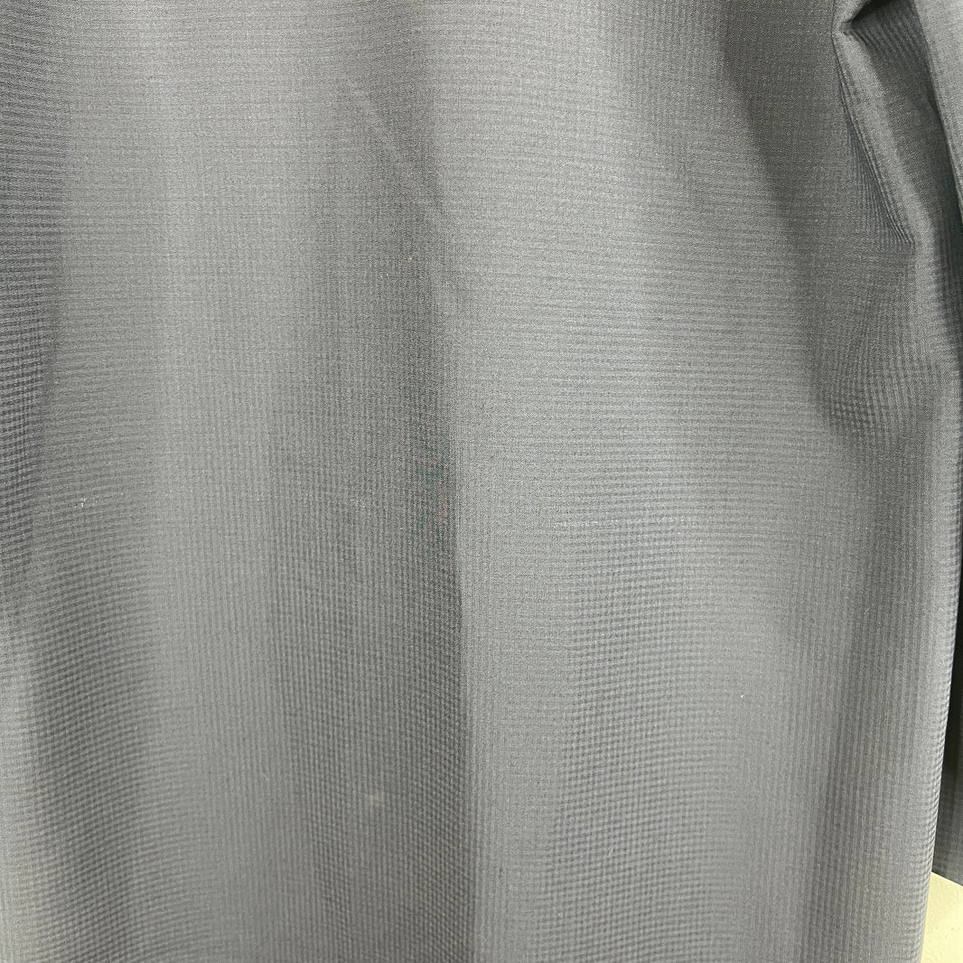 Balenciaga Checkered Single Breasted Trench Coat