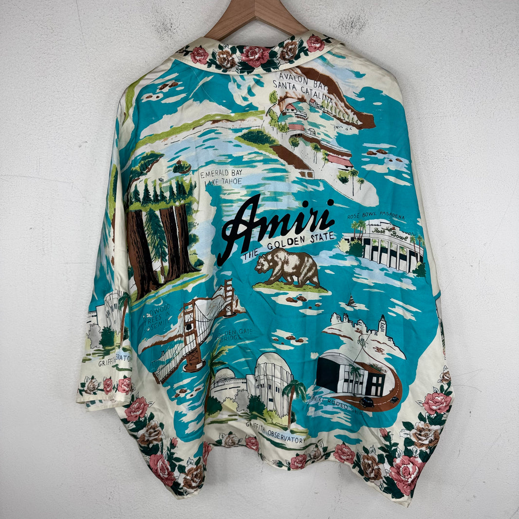 Amiri California S/S Silk Shirt