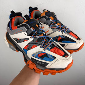Balenciaga Orange/Blue Track Sneakers