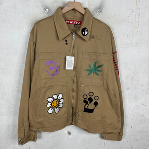 Cactus Plant Flea Market Knowledge Embroidered Jacket
