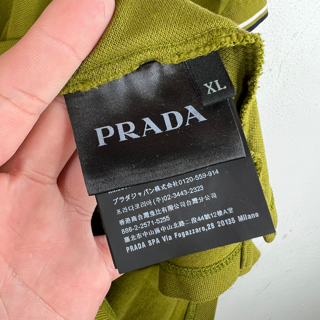 Prada Olive Polo T-Shirt