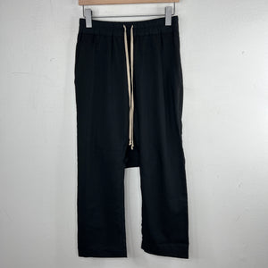 Rick Owens Vicious Wool Dropcrotch Drawstring Pants