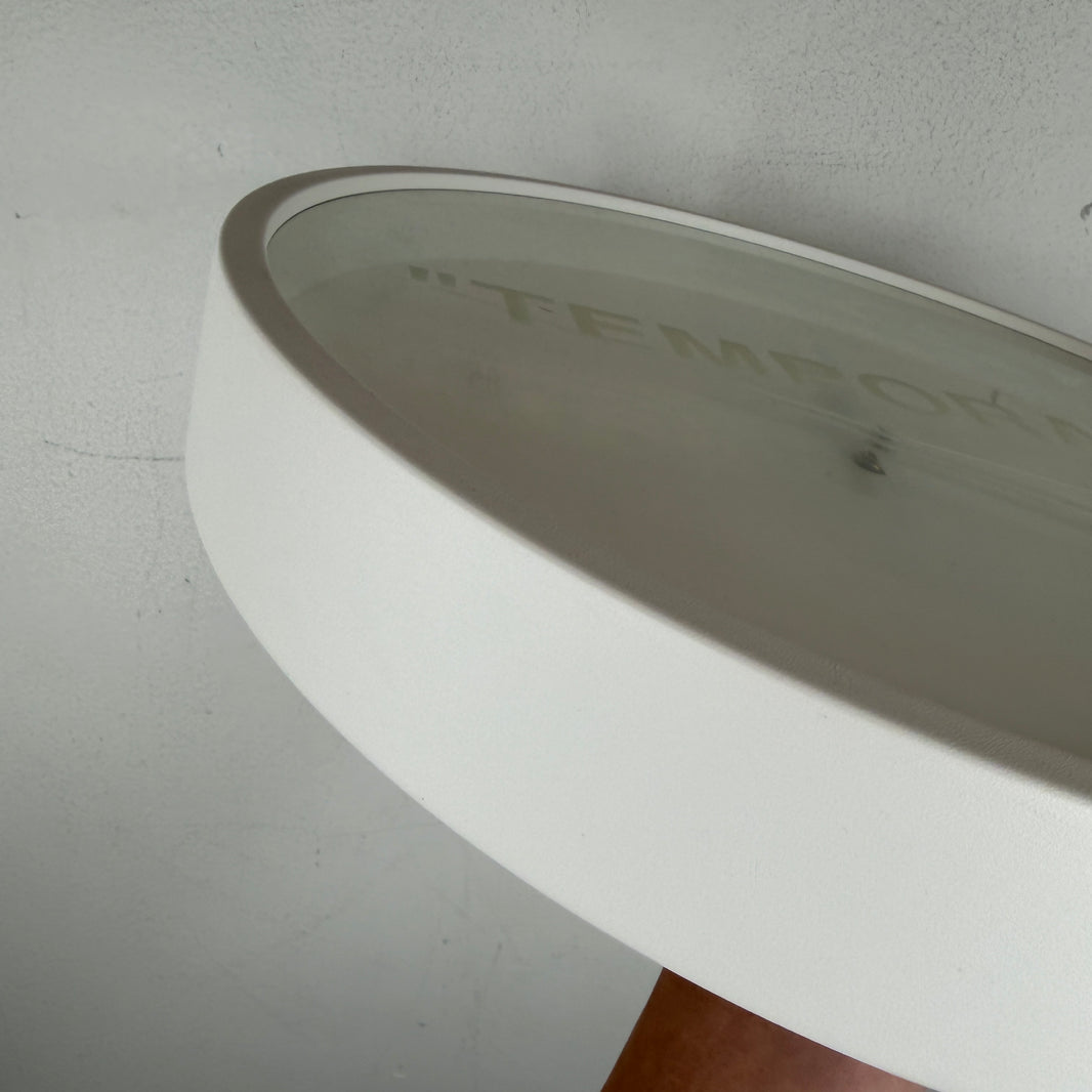 Off White Temporary Large Clock