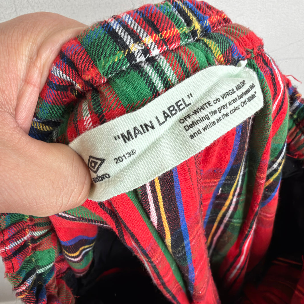 Off White Umbro Plaid Pants