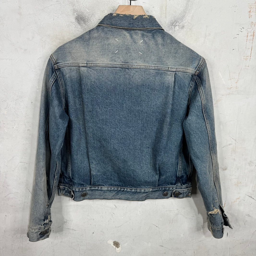 Margiela Lightwash Cropped Denim Jacket