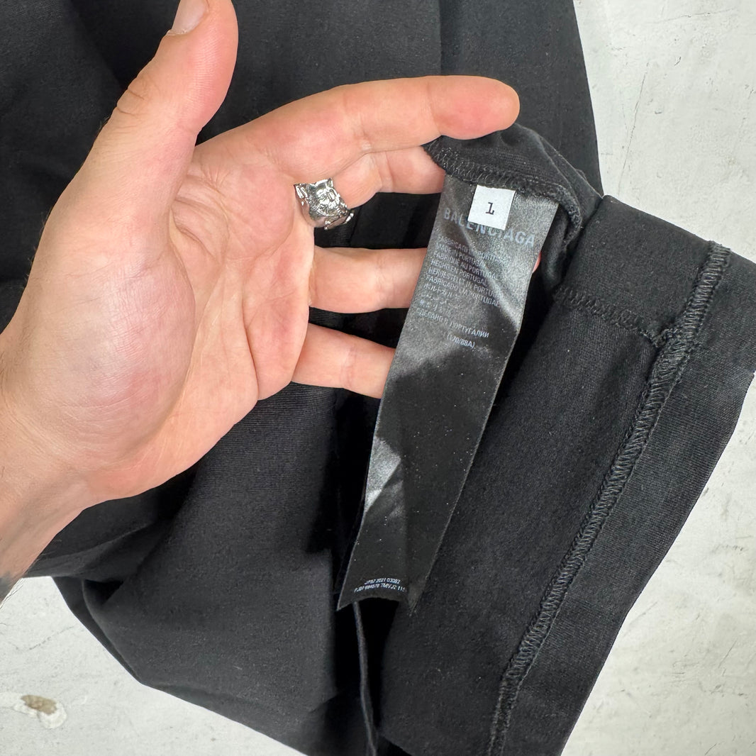 Balenciaga Tab Logo T-Shirt