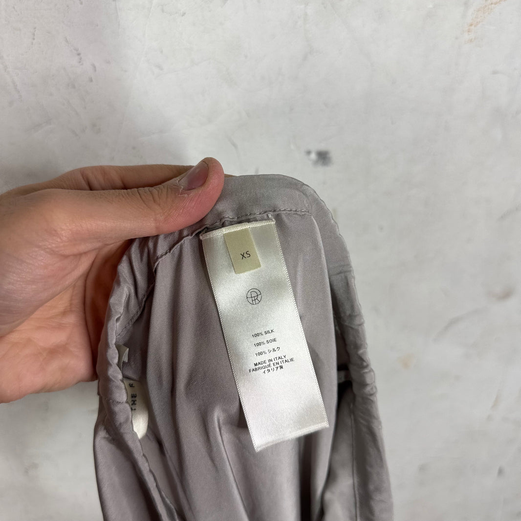 The Row Silk Loose Lounge Pants
