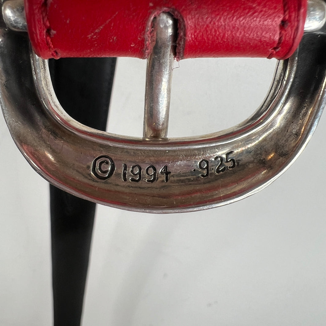 Chrome Hearts Red Gunslinger Belt