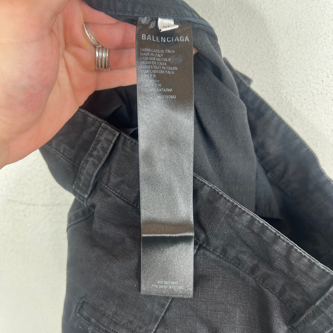Balenciaga Ripstop Kick Cargo Pants