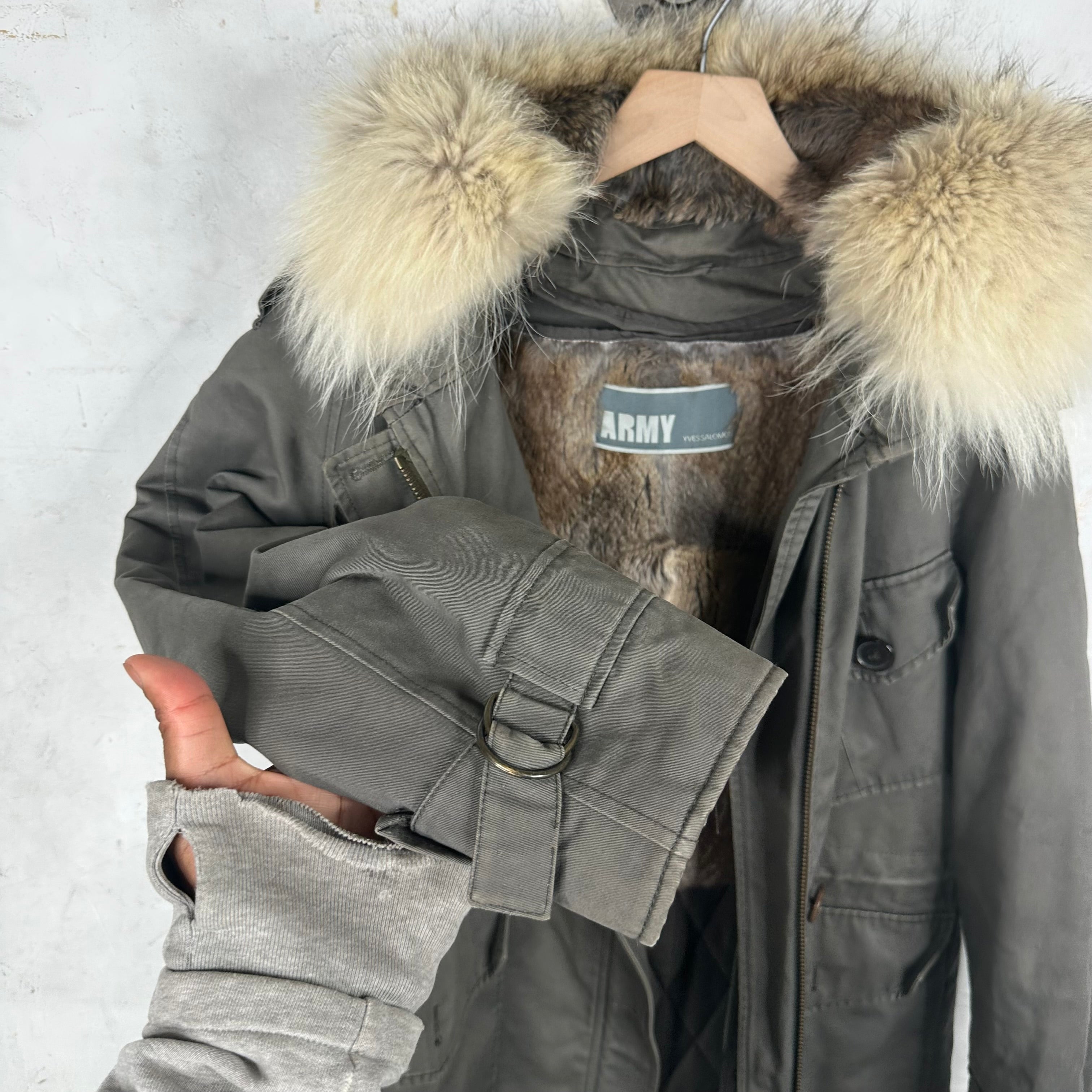 Yves Salomon Army Fur Lined Parka – www.Lukes.store