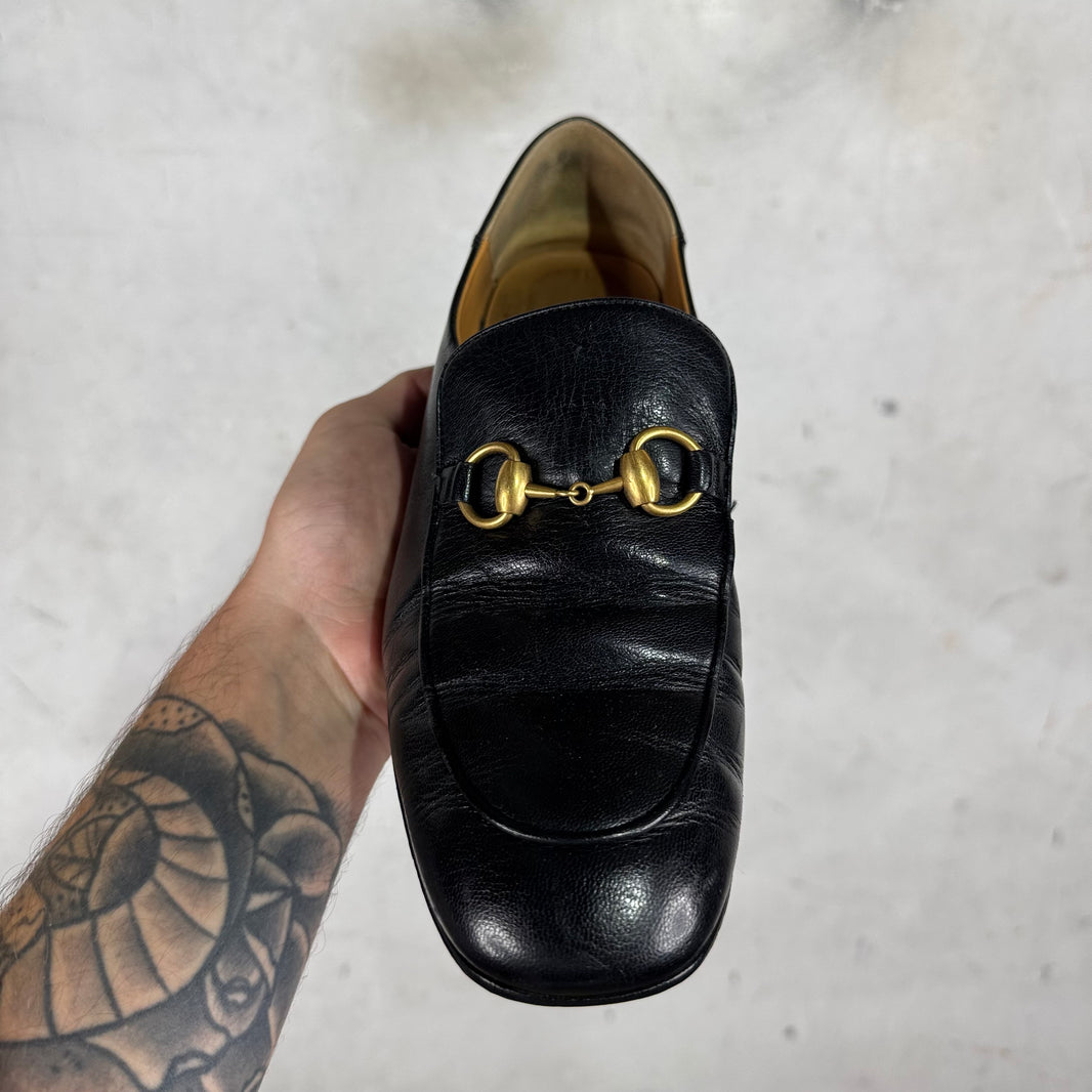 Gucci Heeled Horsebit Loafer