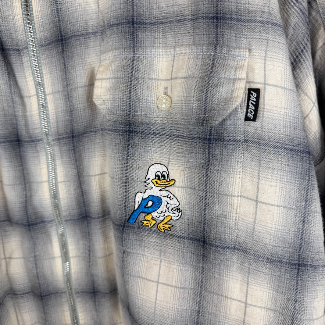 Palace Light Padded Duck Zip Flannel