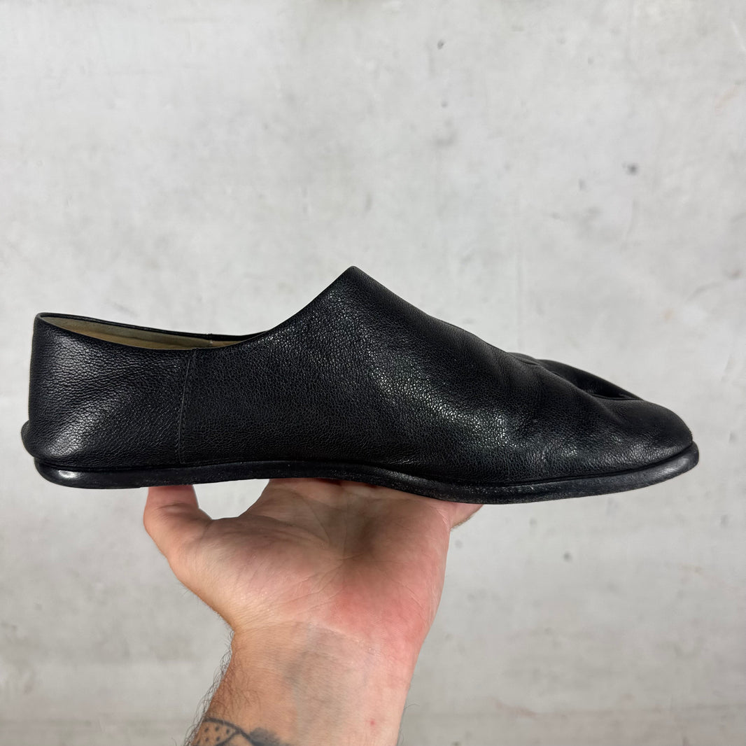 Margiela Leather Tabi Babouches