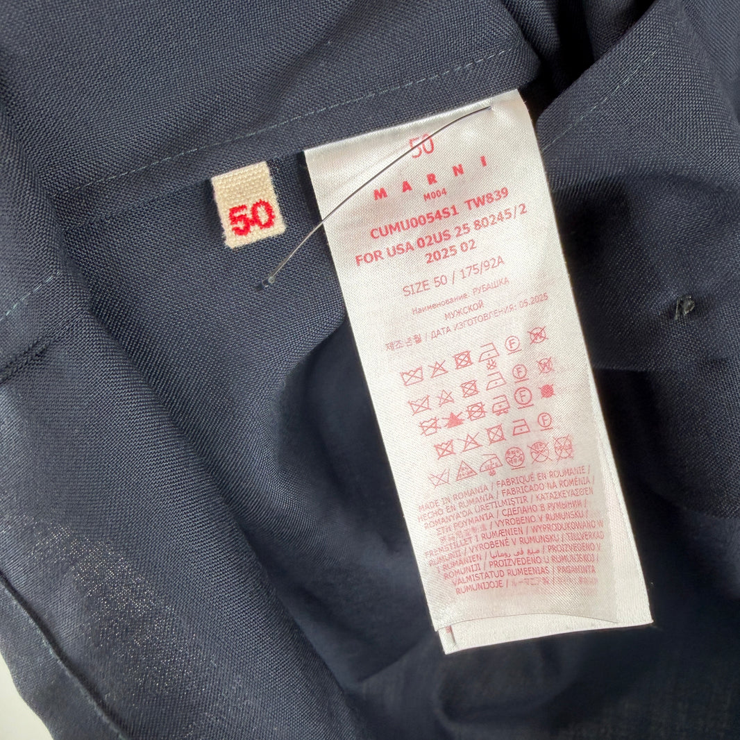 Marni Stitch Pocket Button Up Shirt