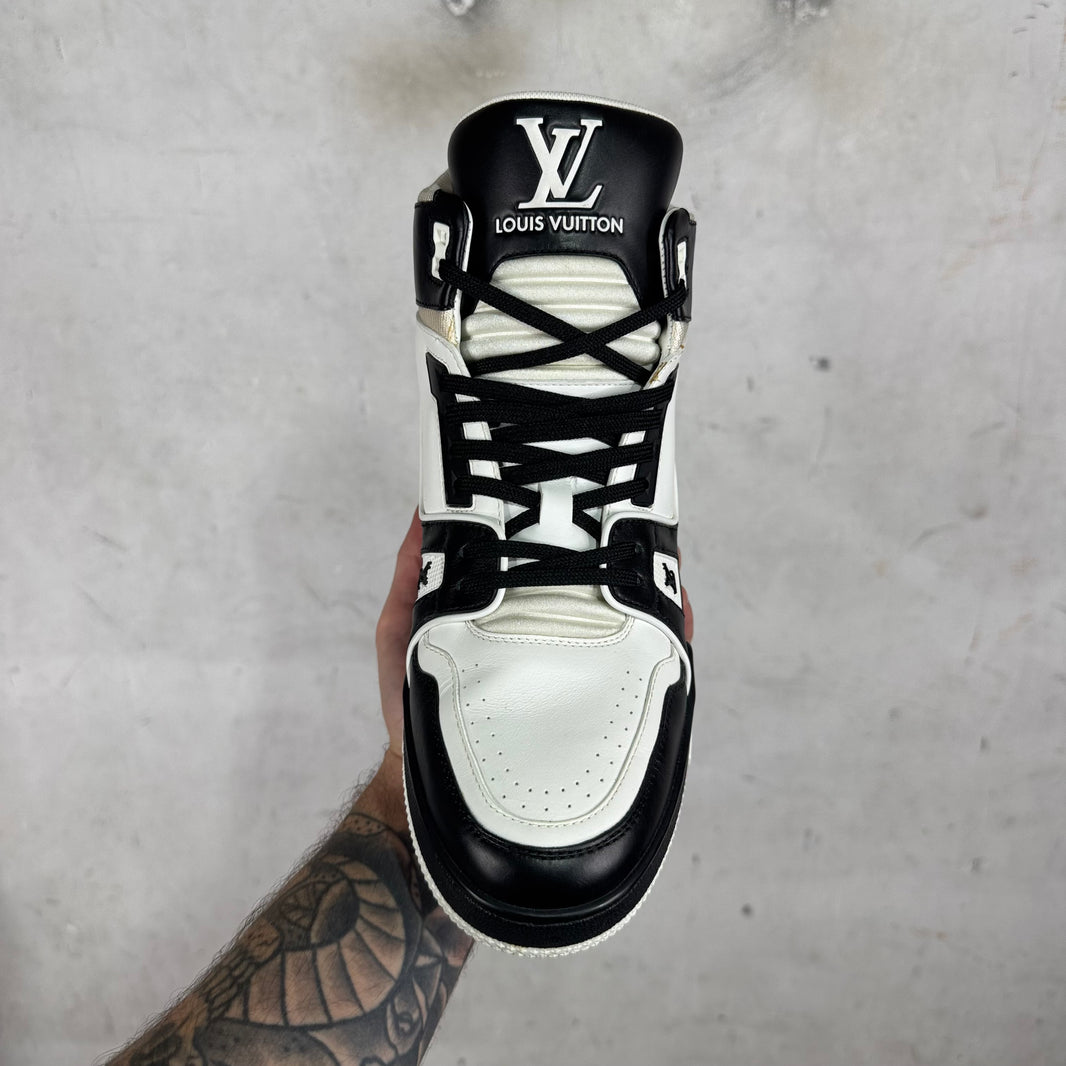 Louis Vuitton Black/White Mid Trainers