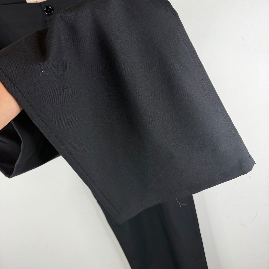 Marni Black Cargo Dress Trousers