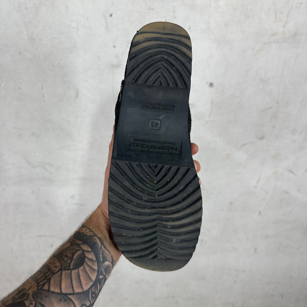 Needles Black Suede Clogs