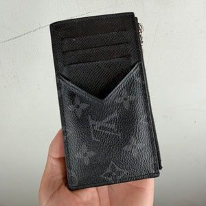 Louis Vuitton Black Monogram Coin Card Holder