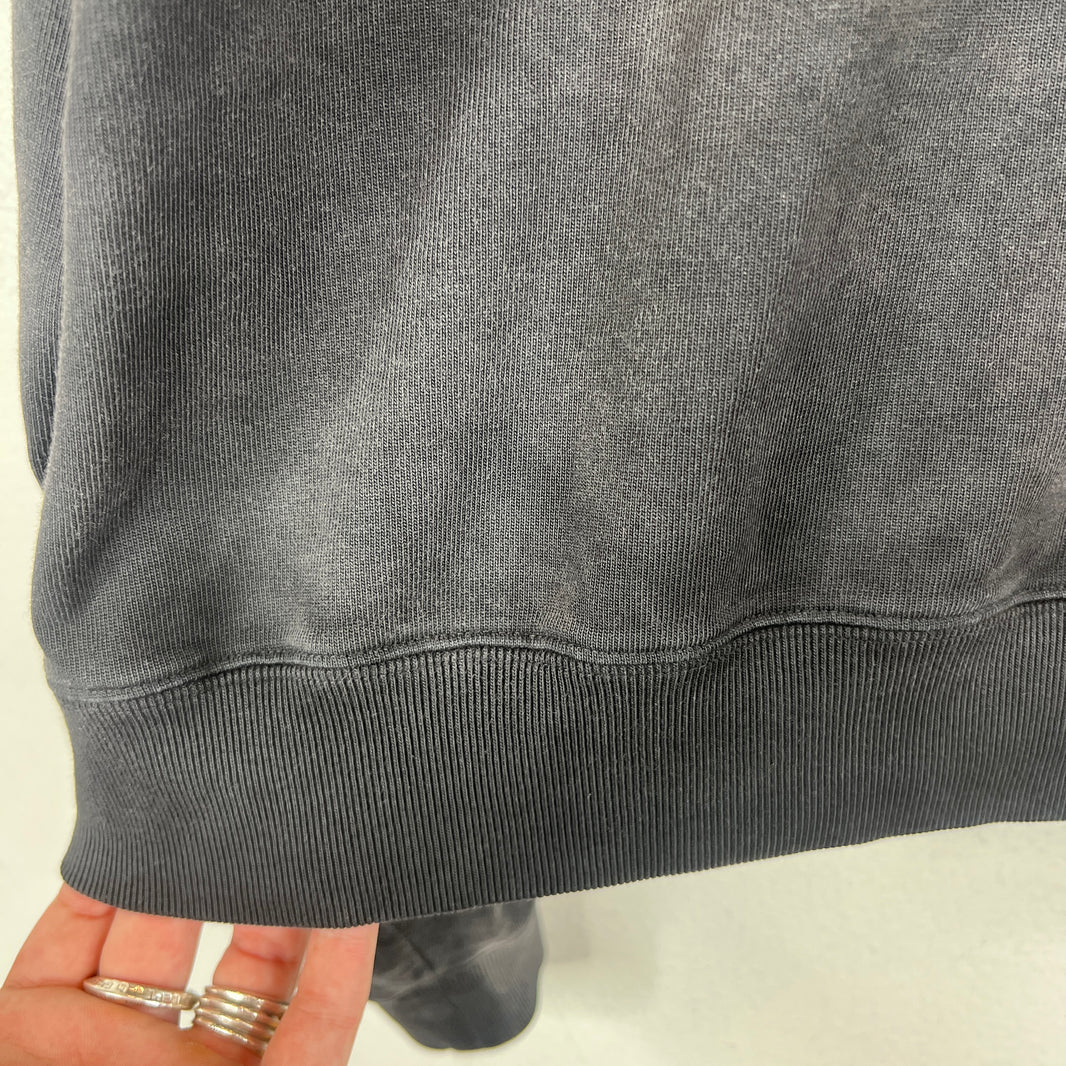 424 Academy Crest Striped Zip Hoodie
