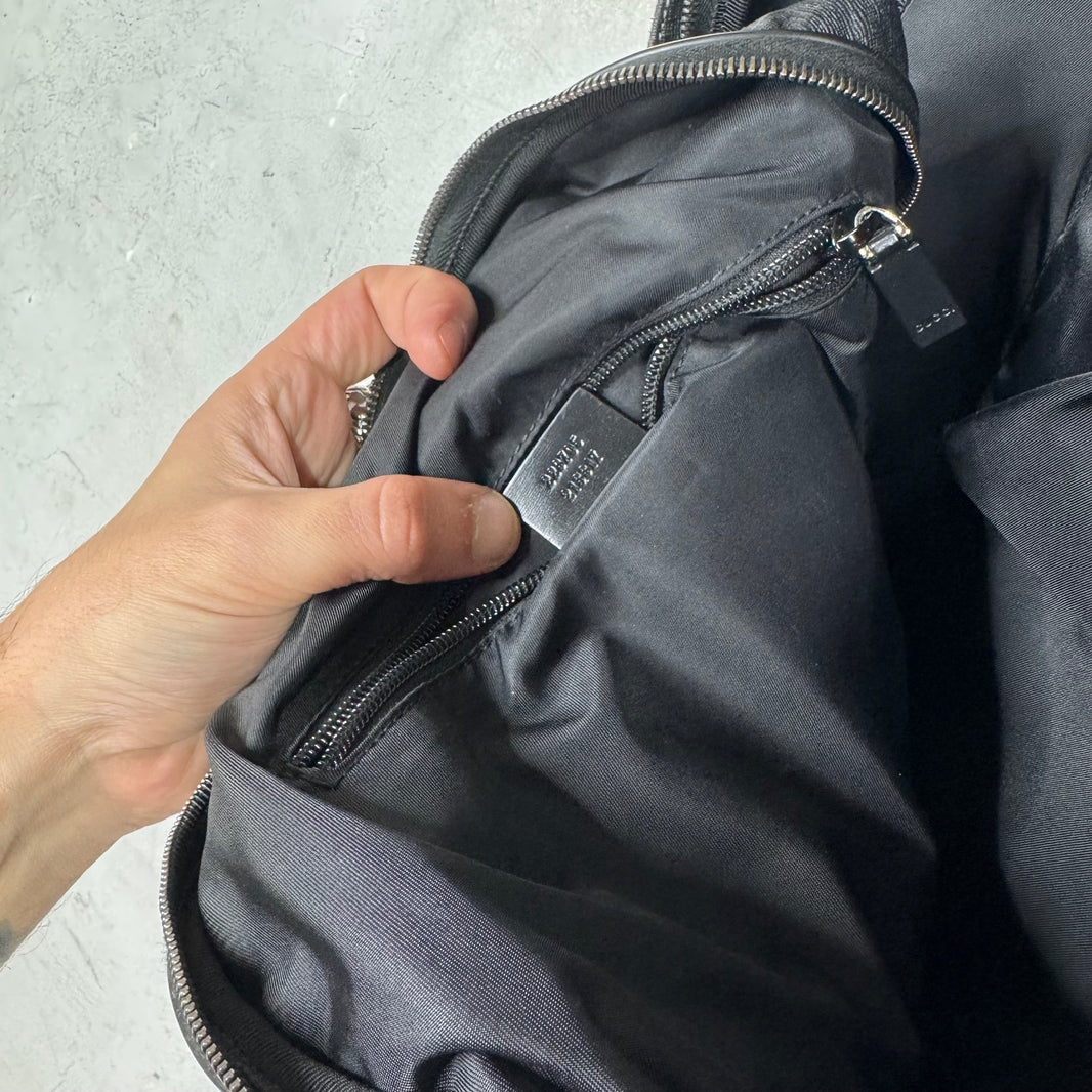 Gucci Sporty Canvas Interlock Backpack
