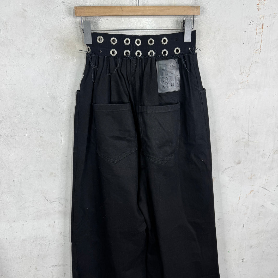 Raf Simons Grommet Waisted Baggy Jeans